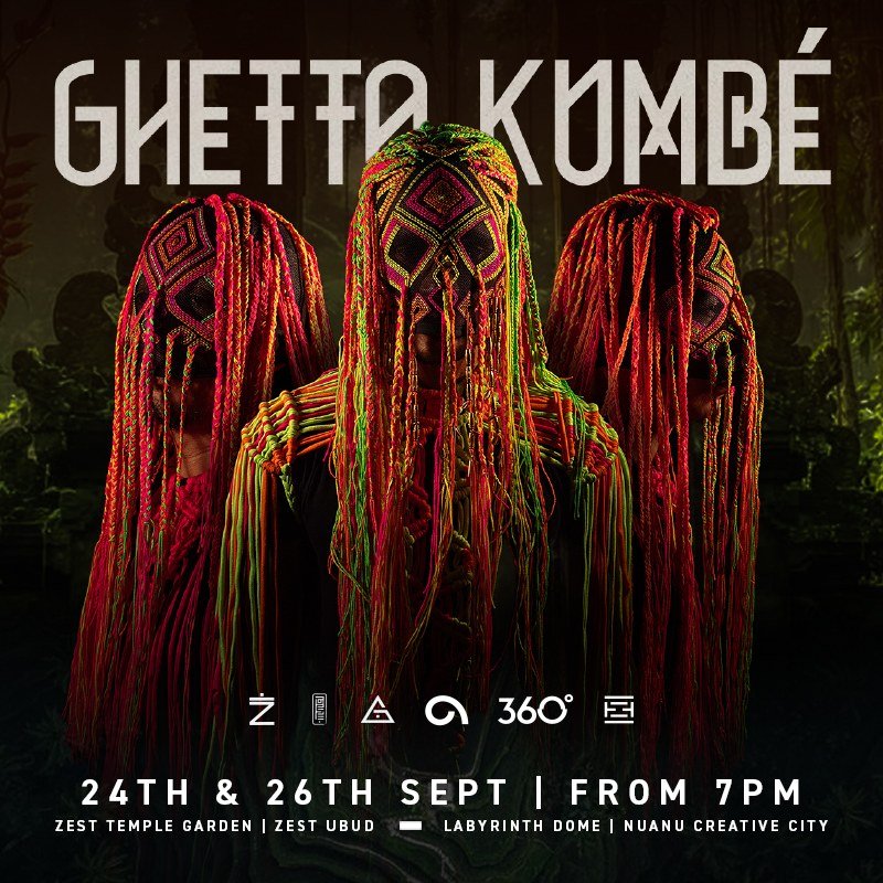 Ghetto Kumbé — Bali Tour 2026, 24 & 26 September, from 7PM